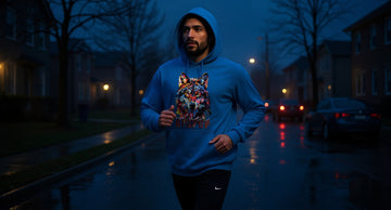 The Morning We Printed Grit: Behind the Make of the ‘Never Give Up’ Wolf Hoodie