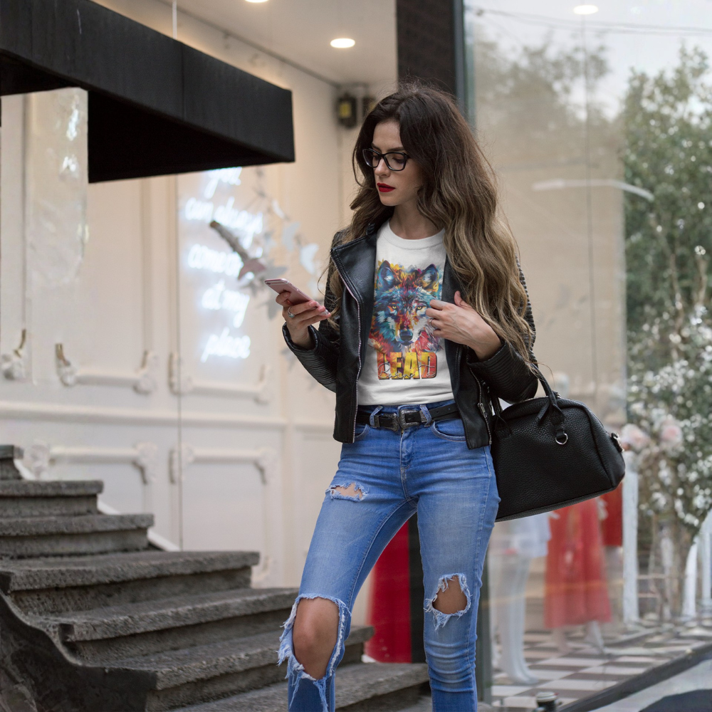 "Born To Lead" Wolf Motivation Unisex T-Shirt