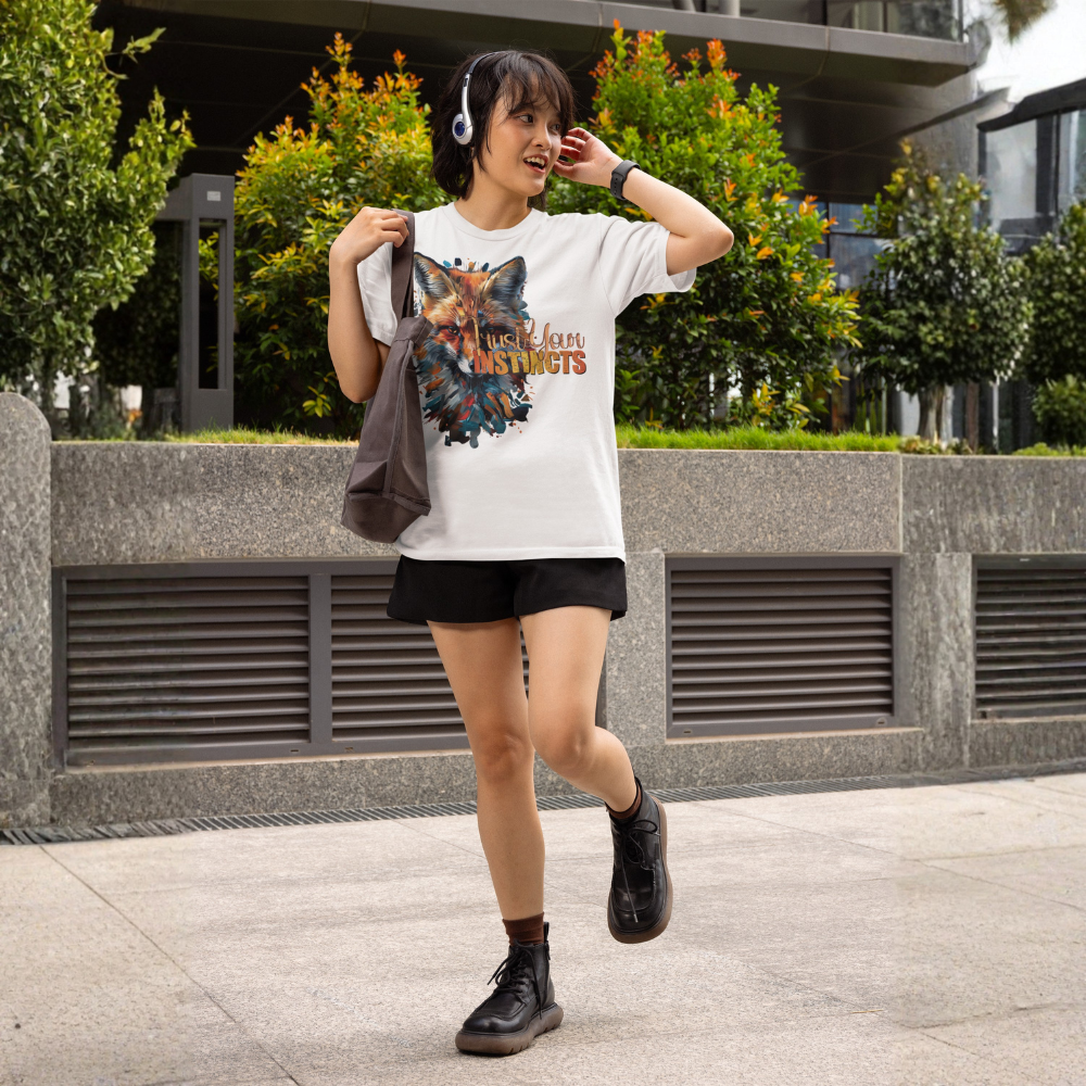 "Trust Your Instincts" Fox Motivation Unisex T-Shirt