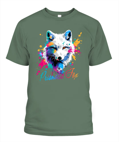 Prismatic Fox Watercolor Tee