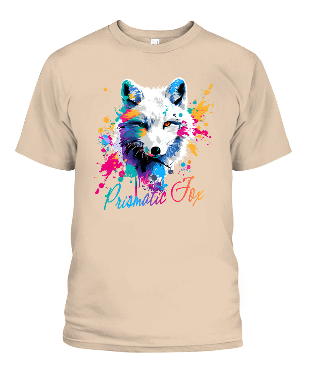 Prismatic Fox Watercolor Tee