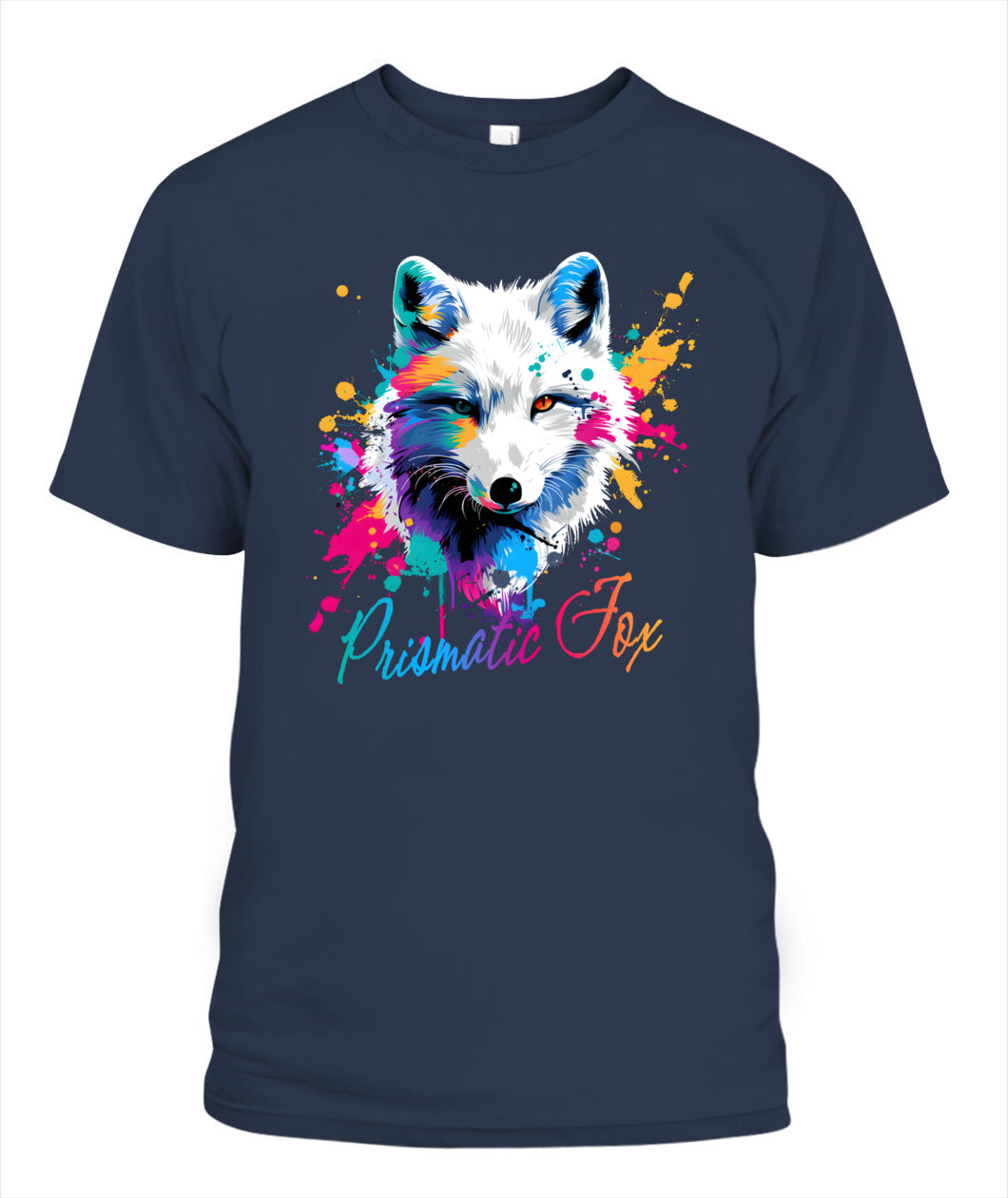 Prismatic Fox Watercolor Tee