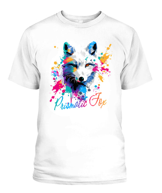 Prismatic Fox Watercolor Tee