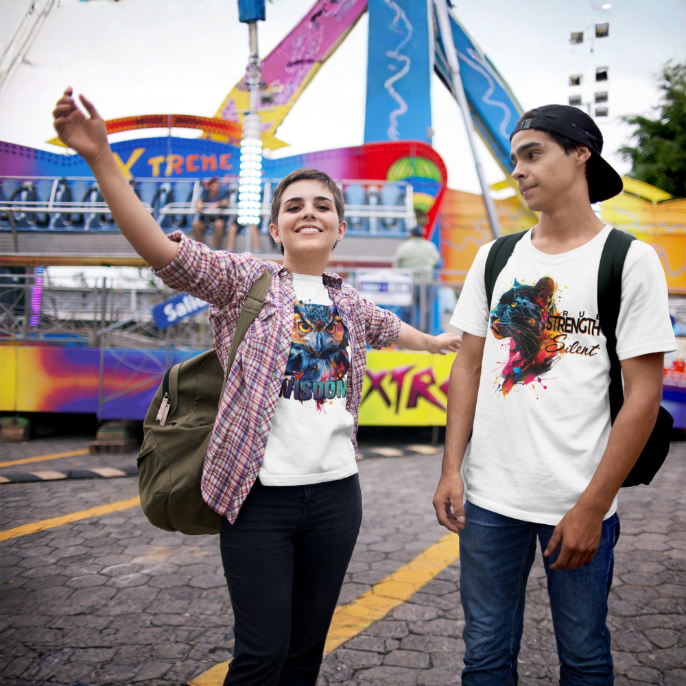 "Silent Wisdom" Owl Inspirational Unisex Hoodie