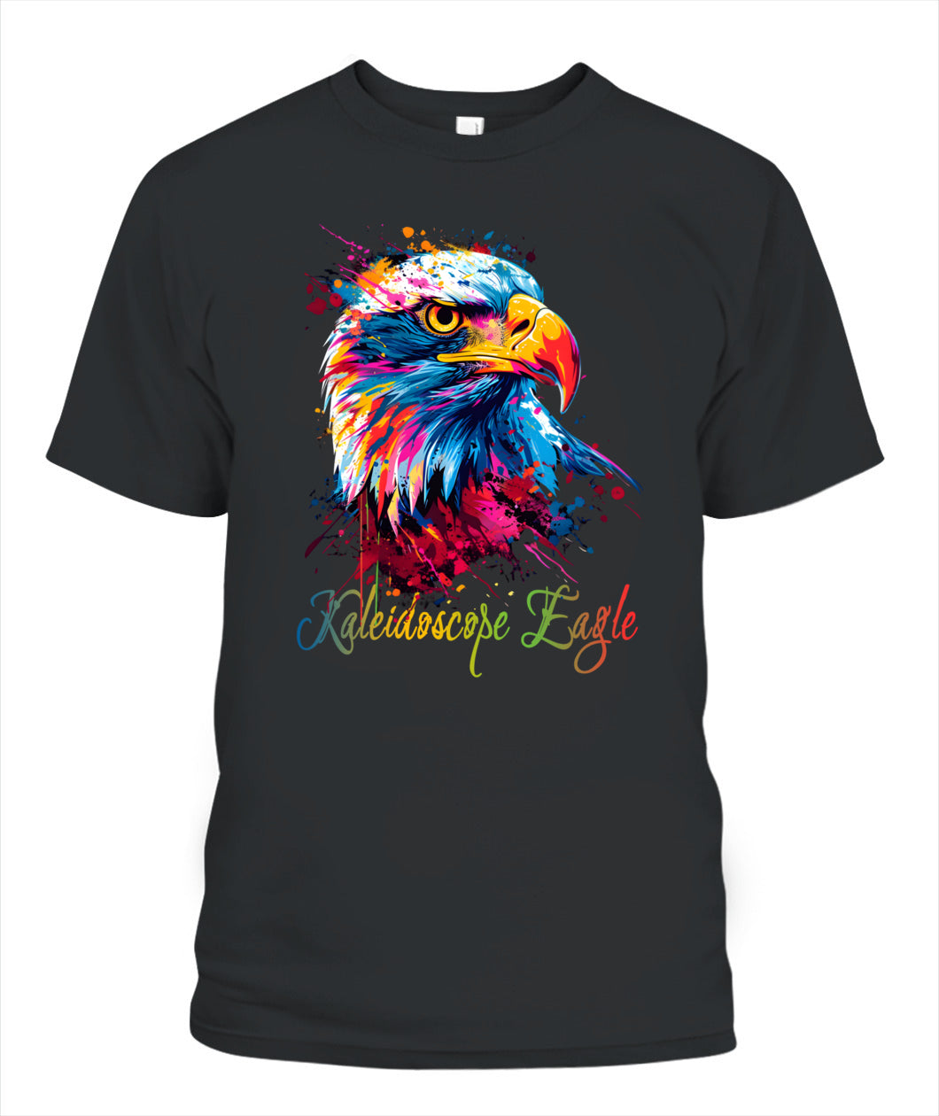 Kaleidoscope Eagle Watercolor Tee
