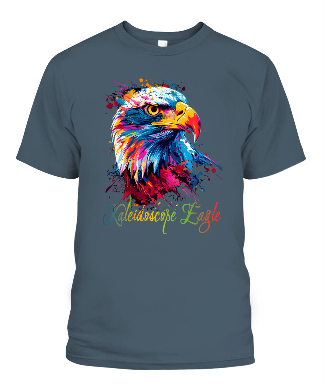 Kaleidoscope Eagle Watercolor Tee