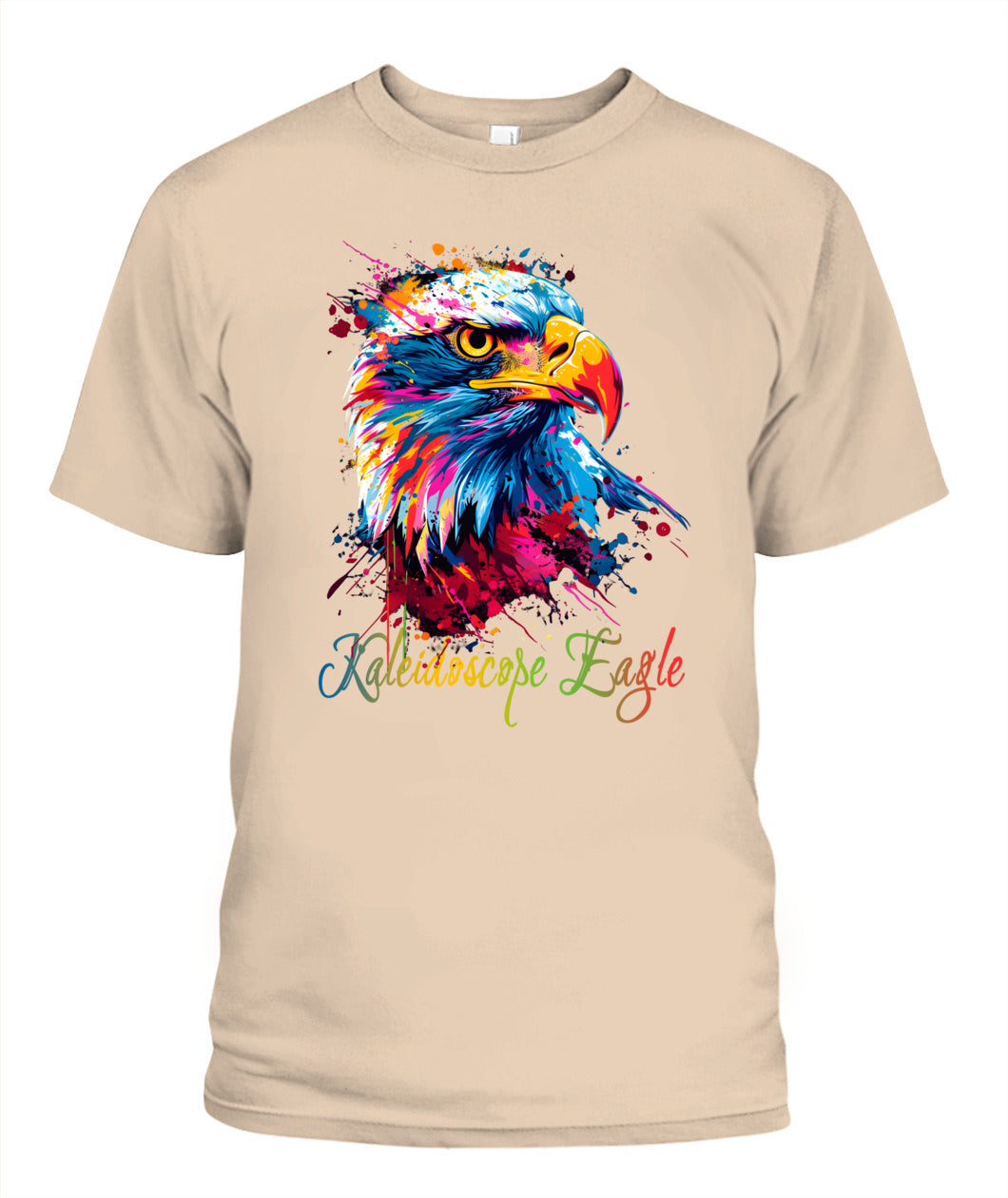 Kaleidoscope Eagle Watercolor Tee