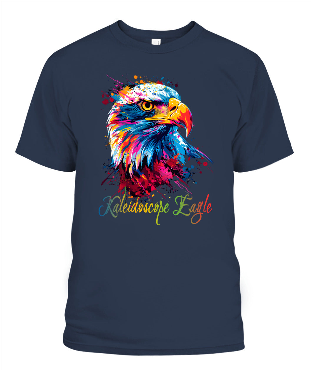 Kaleidoscope Eagle Watercolor Tee