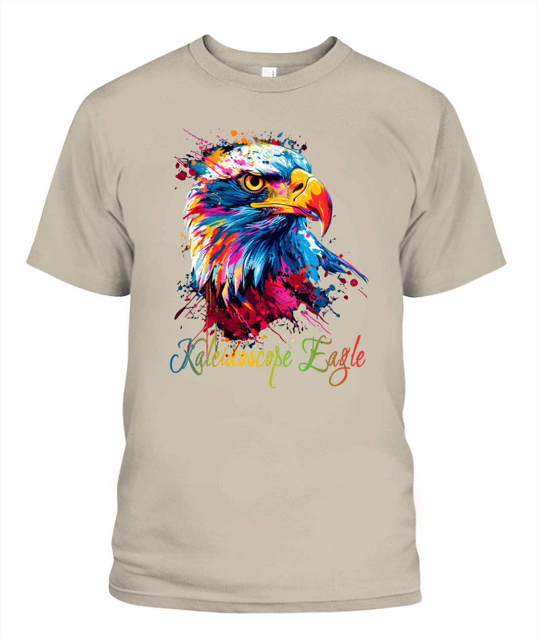 Kaleidoscope Eagle Watercolor Tee