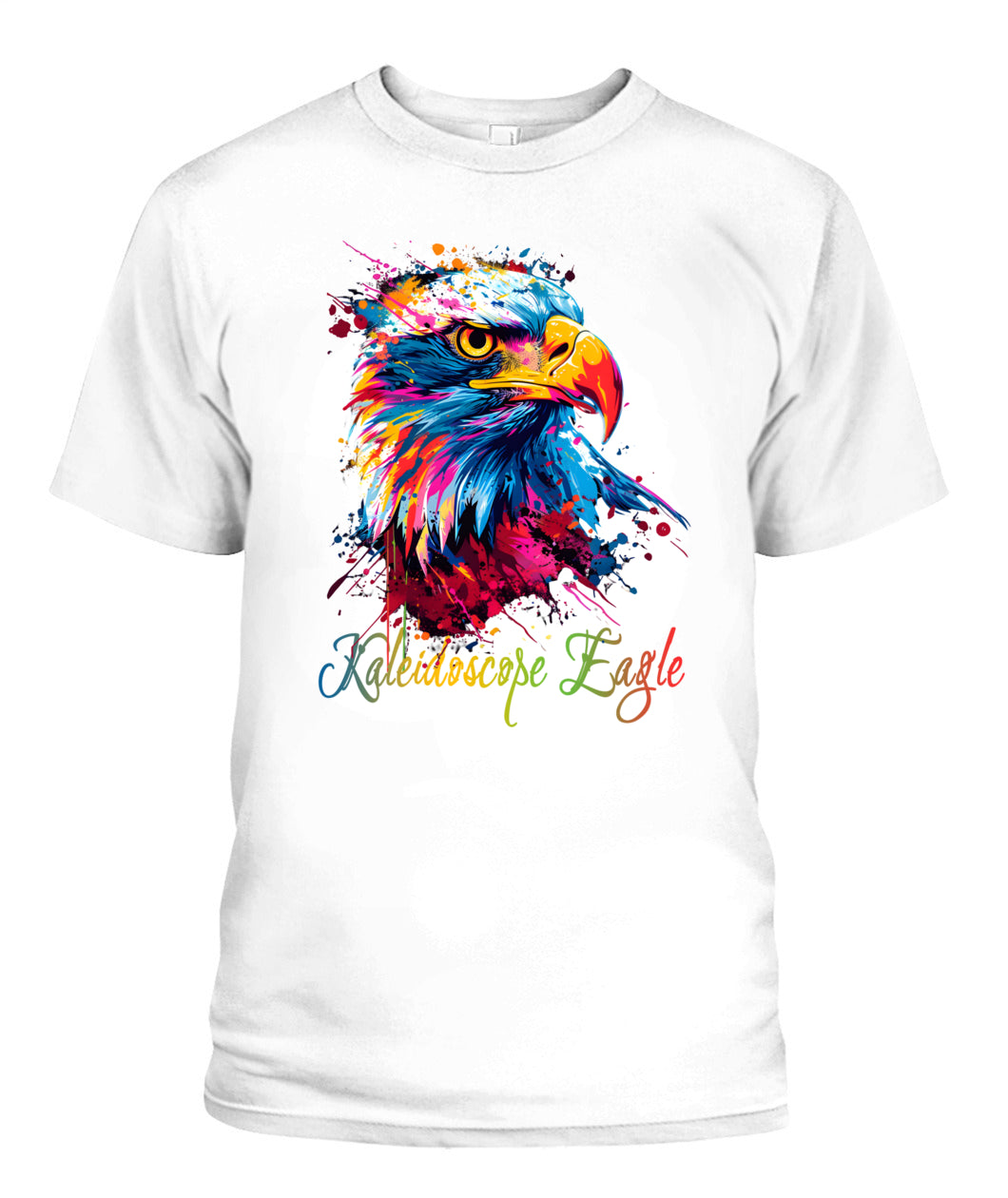 Kaleidoscope Eagle Watercolor Tee