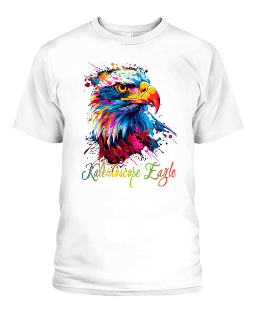 Kaleidoscope Eagle Watercolor Tee