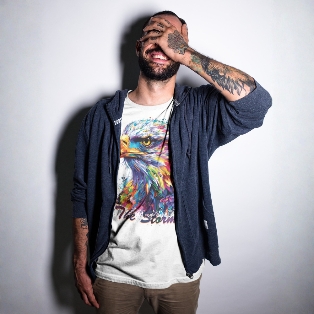"Rise Above The Storm" Eagle Motivation Unisex T-Shirt