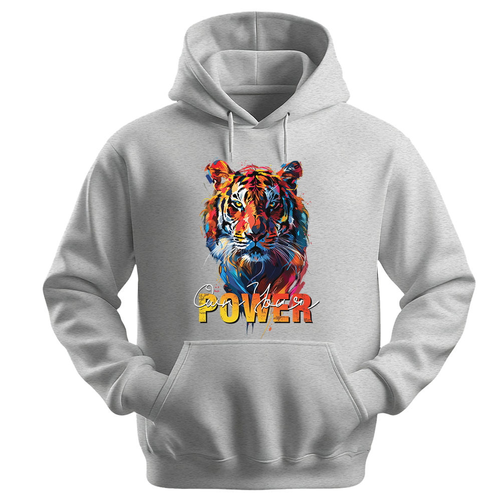 "Own Your Power" Tiger Inspirational Unisex Hoodie