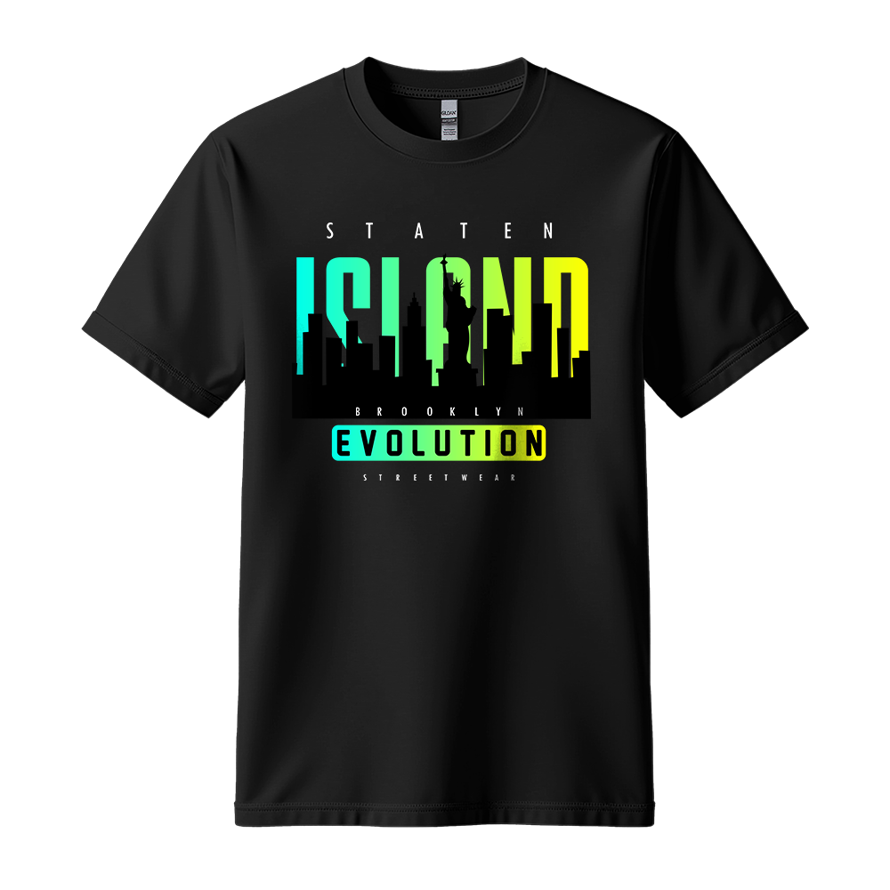 Staten Island Evolution - Unisex T-Shirt - City Tee - Black
