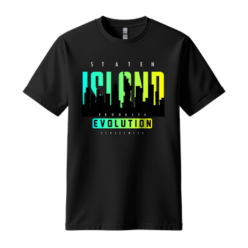 Staten Island Evolution - Unisex T-Shirt - City Tee - Black