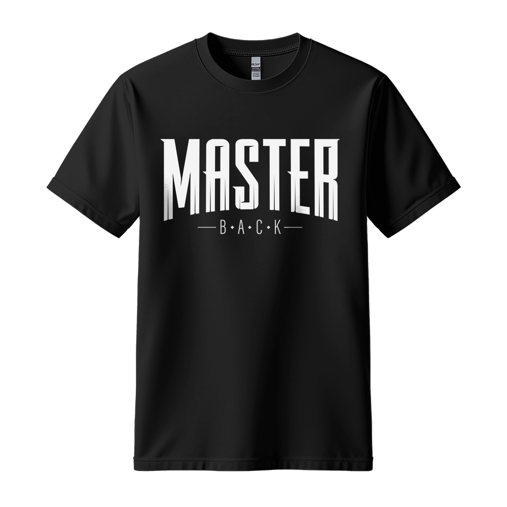 Master Back - Unisex T-Shirt - Streetwear Tee - Black