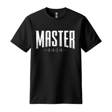 Master Back - Unisex T-Shirt - Streetwear Tee - Black