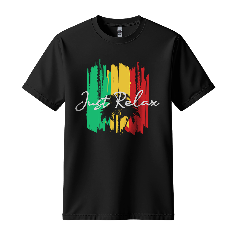 Just Relax - Unisex T-Shirt - Good Vibes Clothing - Black