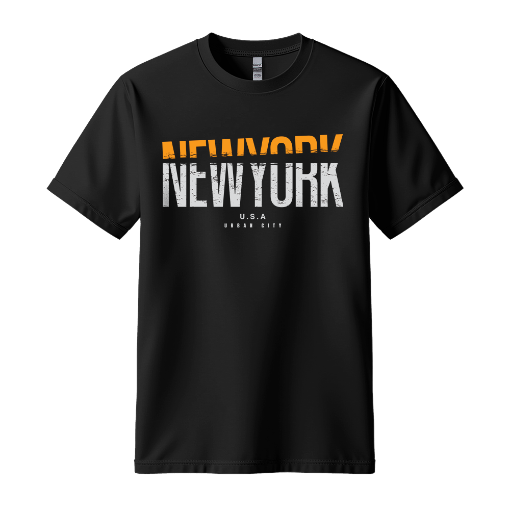 New York Urban City - Unisex T-Shirt - City Tee - Black