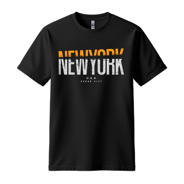 New York Urban City - Unisex T-Shirt - City Tee - Black