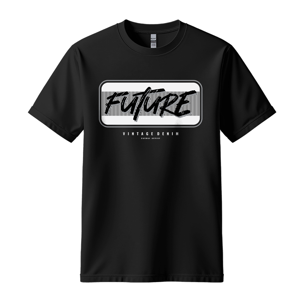 Future Vintage Denim - Unisex T-Shirt - Streetwear Tee - Black