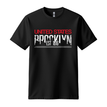 Brooklyn Est 1816 - Unisex T-Shirt - City Tee - Black