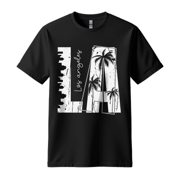 LA Los Angeles - Unisex T-Shirt - City Tee - Black