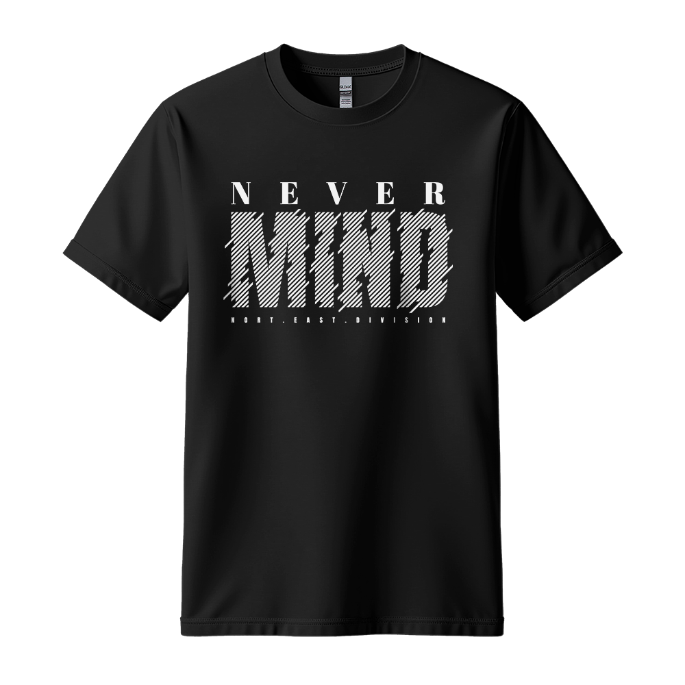 Never Mind North East Division - Unisex T-Shirt - Streetwear Tee - Black