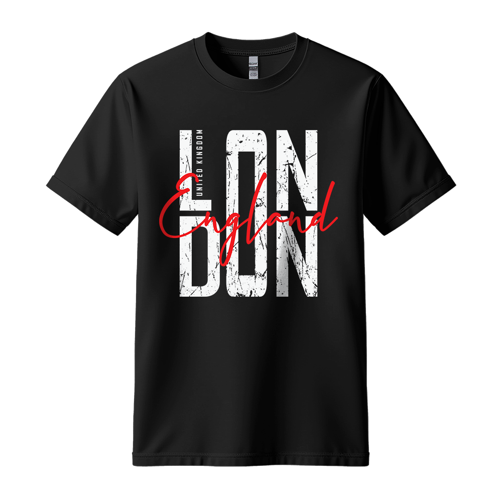London England - Unisex T-Shirt - City Tee - Black