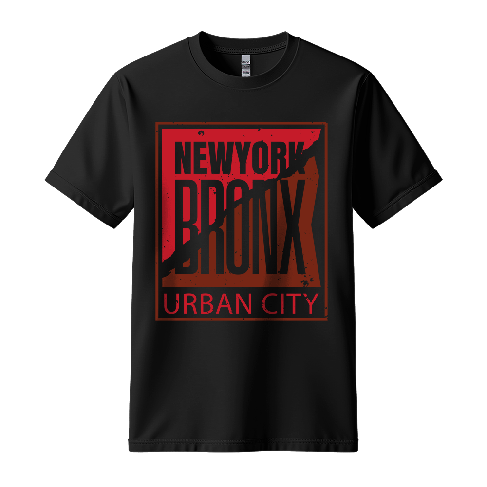 Bronx Urban City - Unisex T-Shirt - City Tee - Black