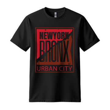 Bronx Urban City - Unisex T-Shirt - City Tee - Black