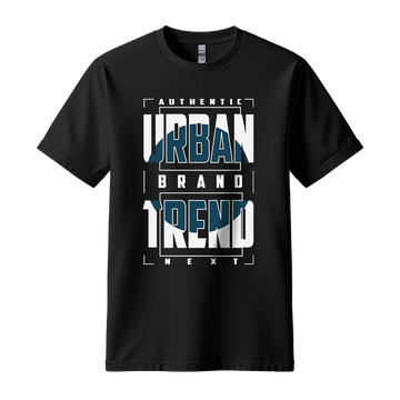 Urban Brand Trend - Unisex T-Shirt - Streetwear Tee - Black