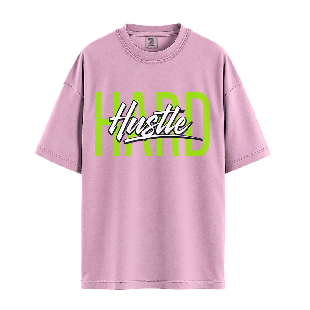Hustle Hard - Unisex T-Shirt - Premium Comfort Colors - Blossom