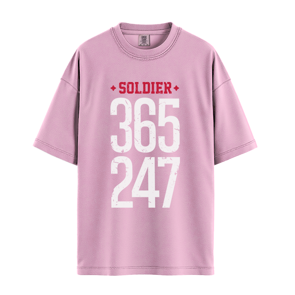 Soldier 365 247 - Unisex T-Shirt - Premium Comfort Colors - Blossom