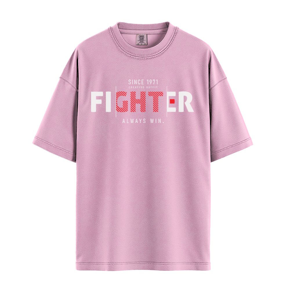 Fighter Always Win - Unisex T-Shirt - Premium Comfort Colors - Blossom