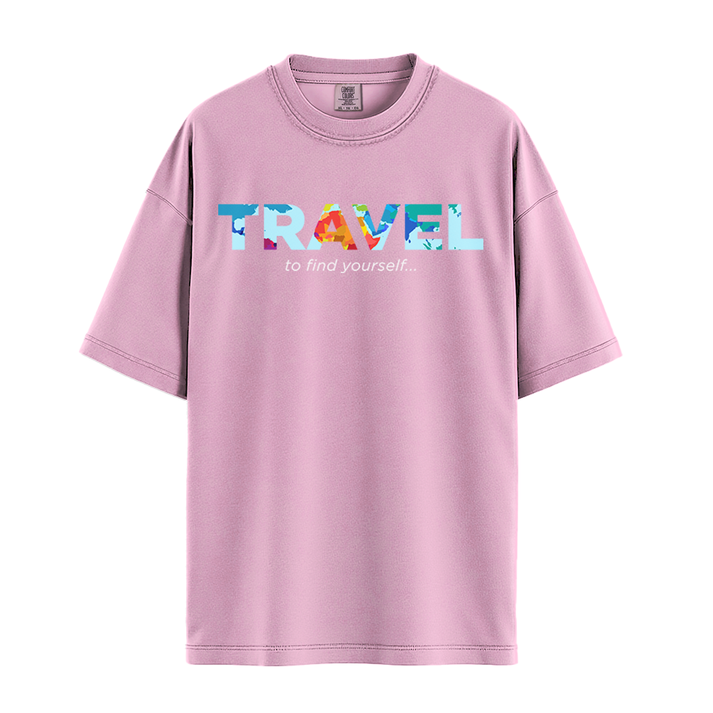Travel To Find Yourself - Unisex T-Shirt - Premium Comfort Colors - Blossom