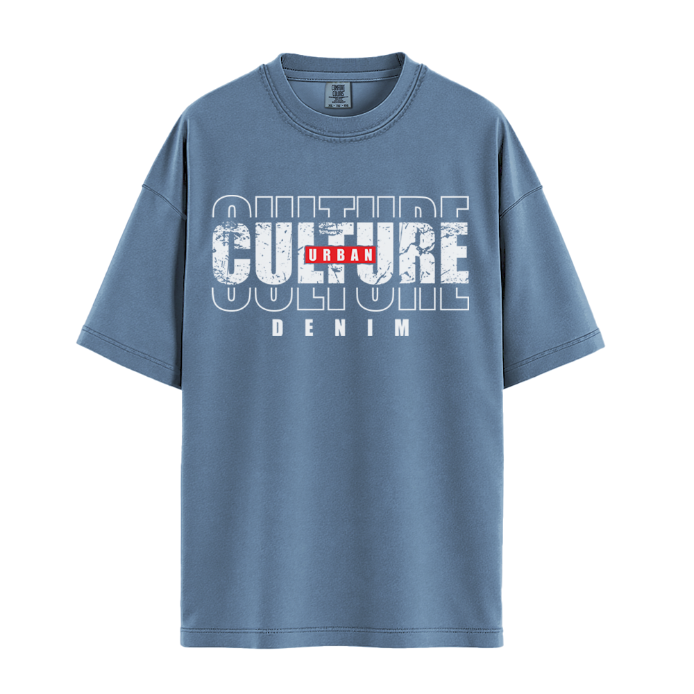 Urban Culture Denim - Unisex T-Shirt - Premium Comfort Colors - Blue Jean