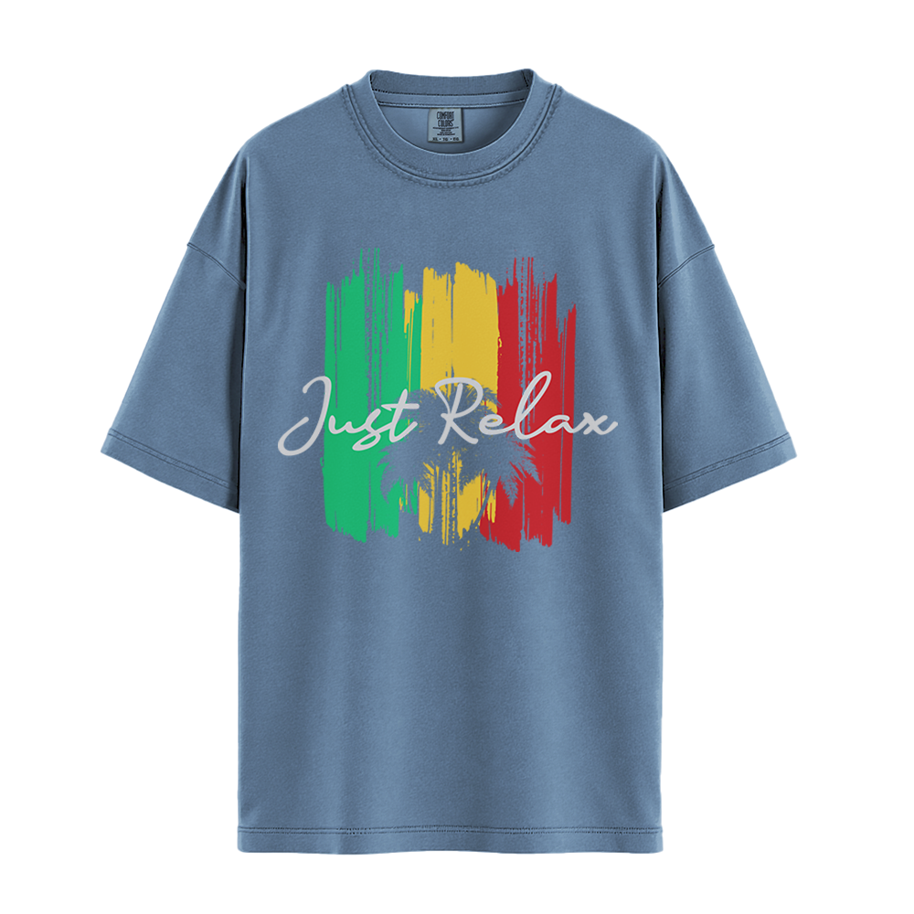 Just Relax - Unisex T-Shirt - Premium Comfort Colors - Blue Jean