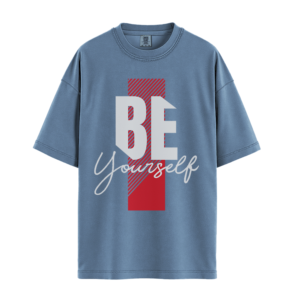 Be Yourself - Unisex T-Shirt - Premium Comfort Colors - Blue Jean