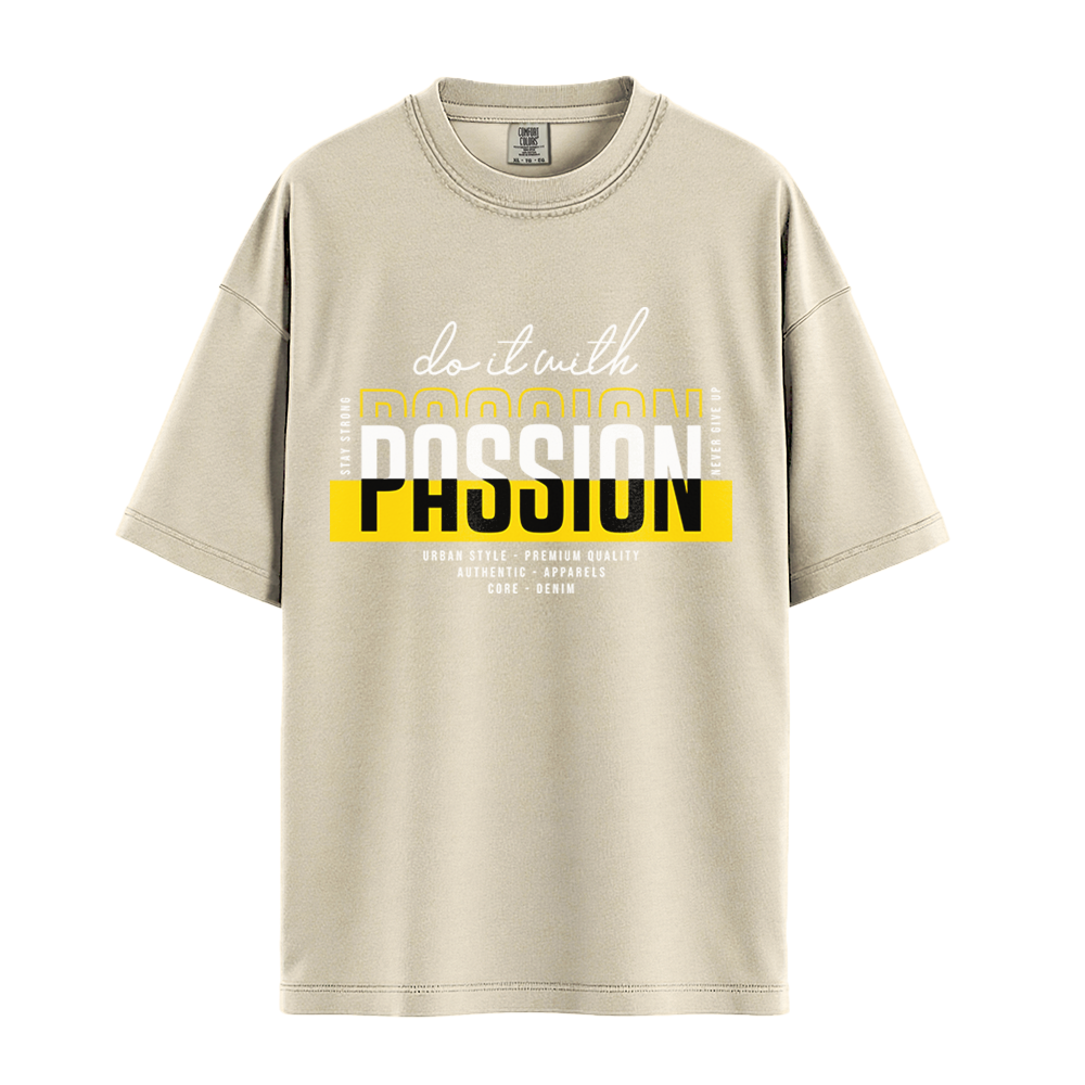 Do It With Passion - Unisex T-Shirt - Premium Comfort Colors - Ivory