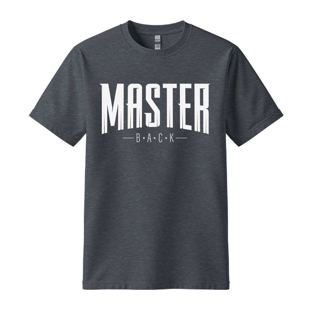 Master Back - Unisex T-Shirt - Streetwear Tee - Dark Heather