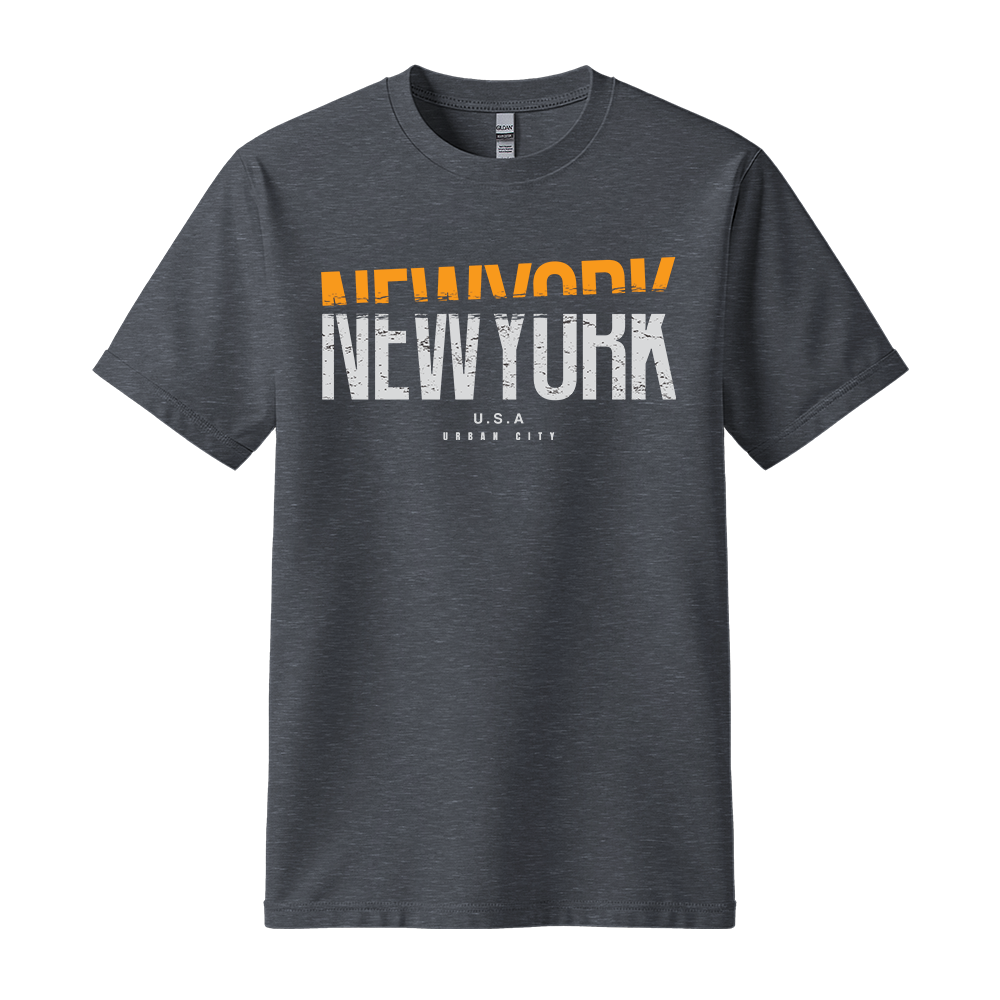 New York Urban City - Unisex T-Shirt - City Tee - Dark Heather