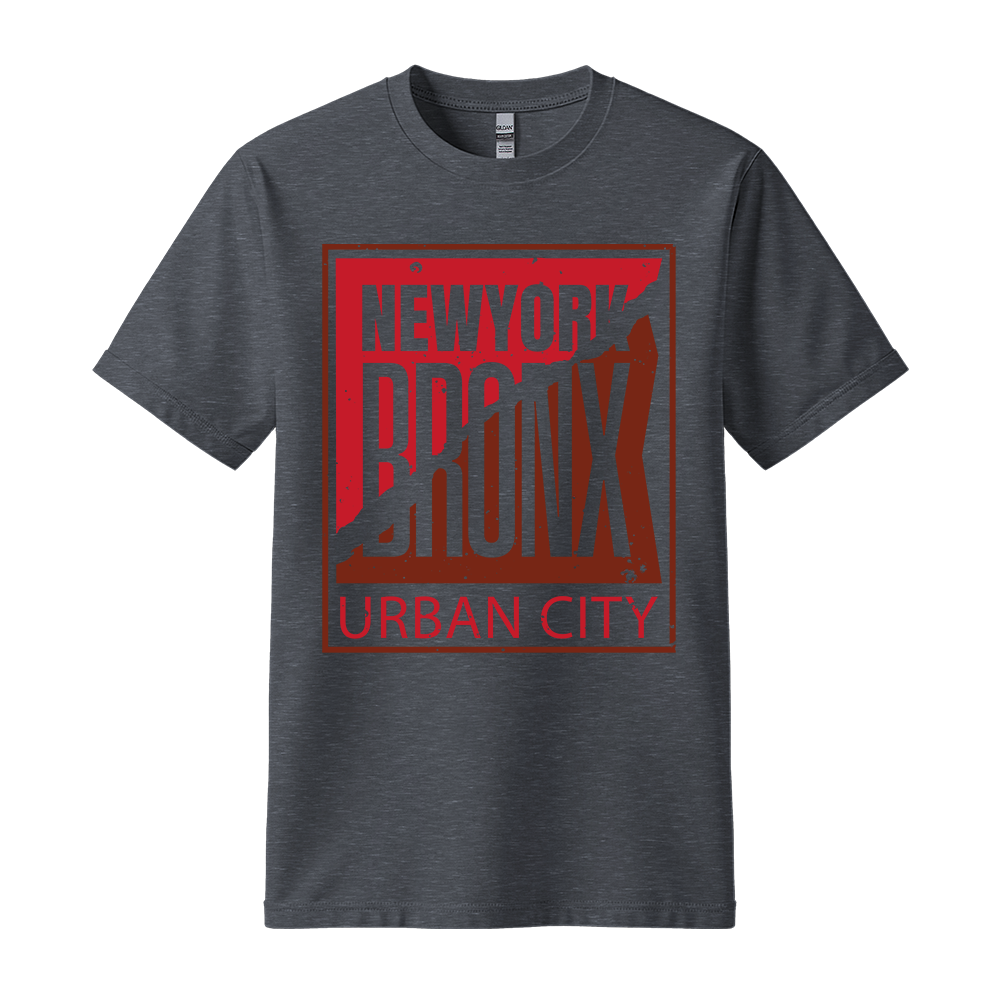 Bronx Urban City - Unisex T-Shirt - City Tee - Dark Heather
