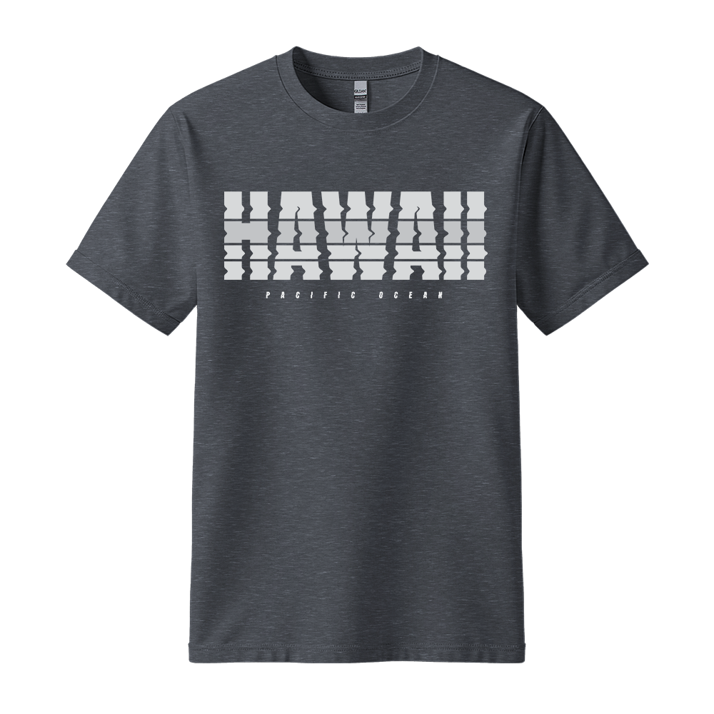 Hawaii Pacific Ocean - Unisex T-Shirt - Travel Tee - Dark Heather