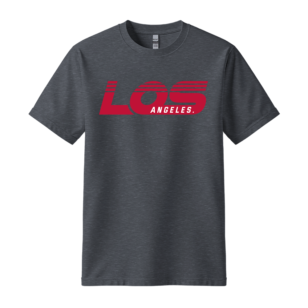 Los Angeles Retro - Unisex T-Shirt - City Tee - Dark Heather