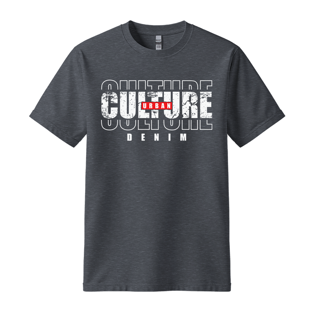 Urban Culture Denim - Unisex T-Shirt - Streetwear Tee - Black