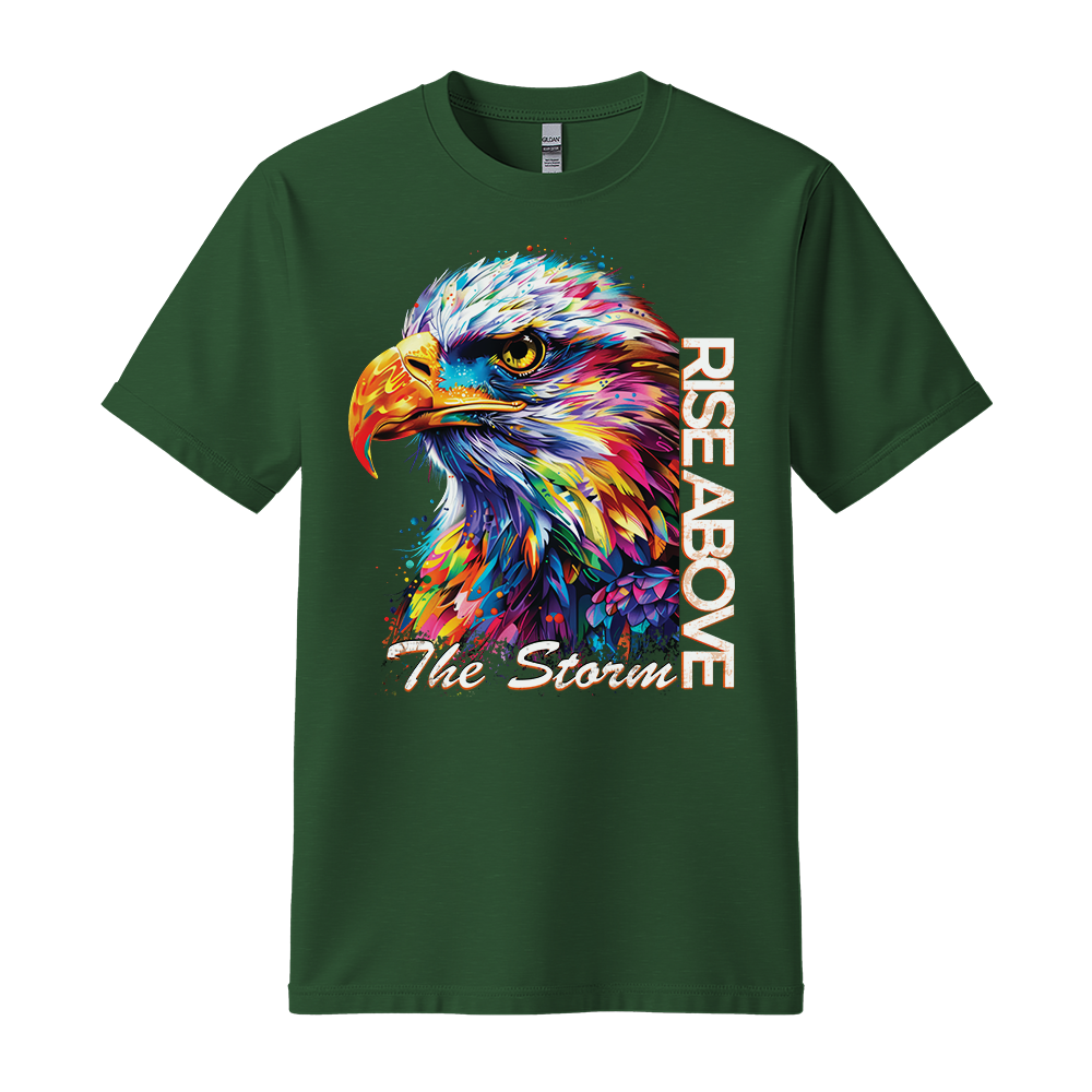 "Rise Above The Storm" Eagle Motivation Unisex T-Shirt