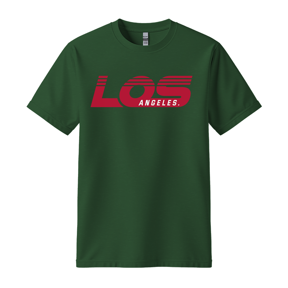 Los Angeles Retro - Unisex T-Shirt - City Tee - Forest Green