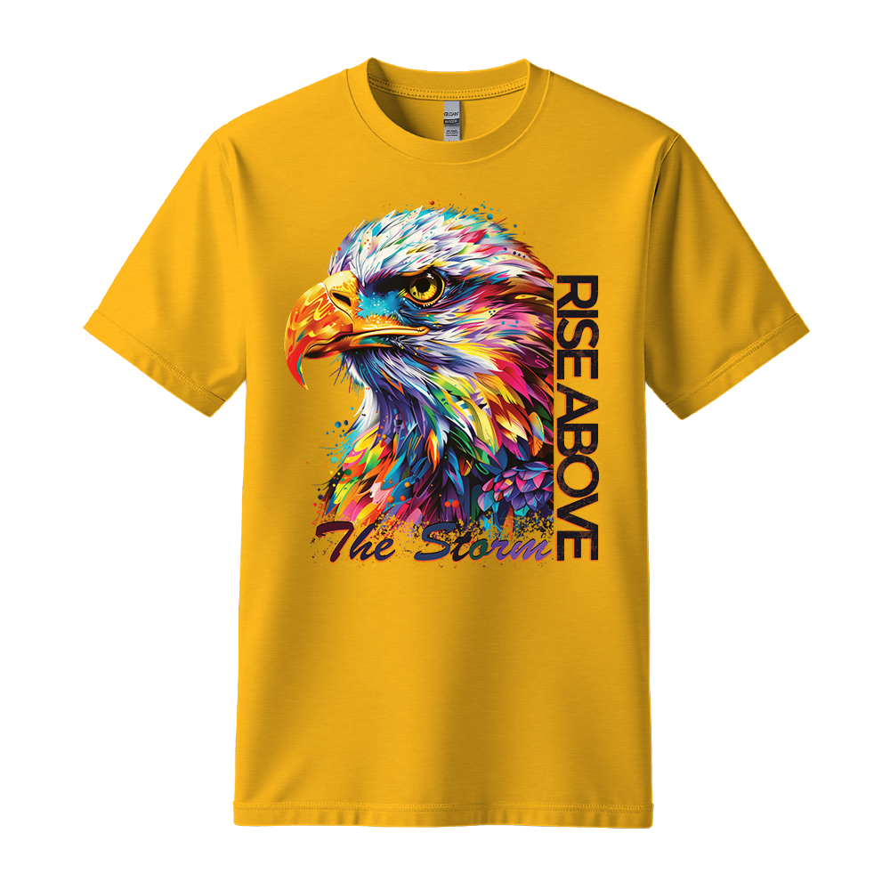 "Rise Above The Storm" Eagle Motivation Unisex T-Shirt