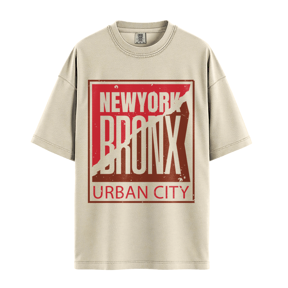 Bronx Urban City - Unisex T-Shirt - Premium Comfort Colors - Ivory